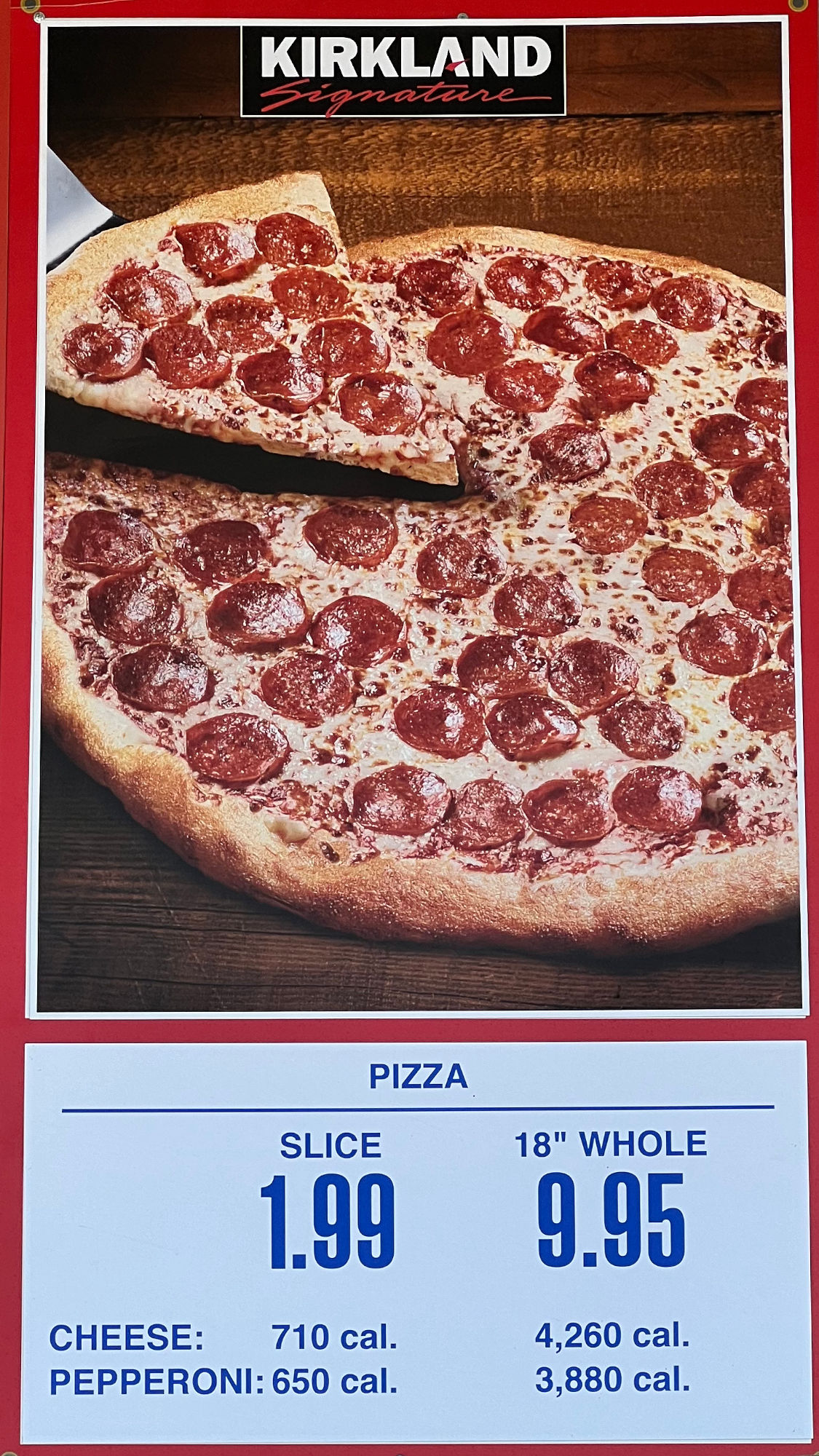 Costco Food Court Menu Pizza