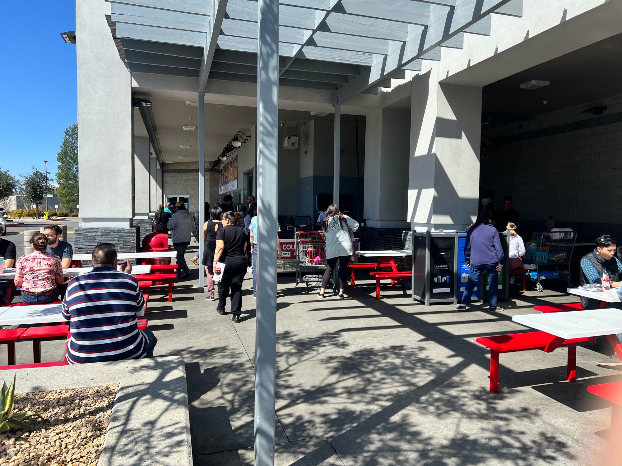 Costco Food Court Outside Seating