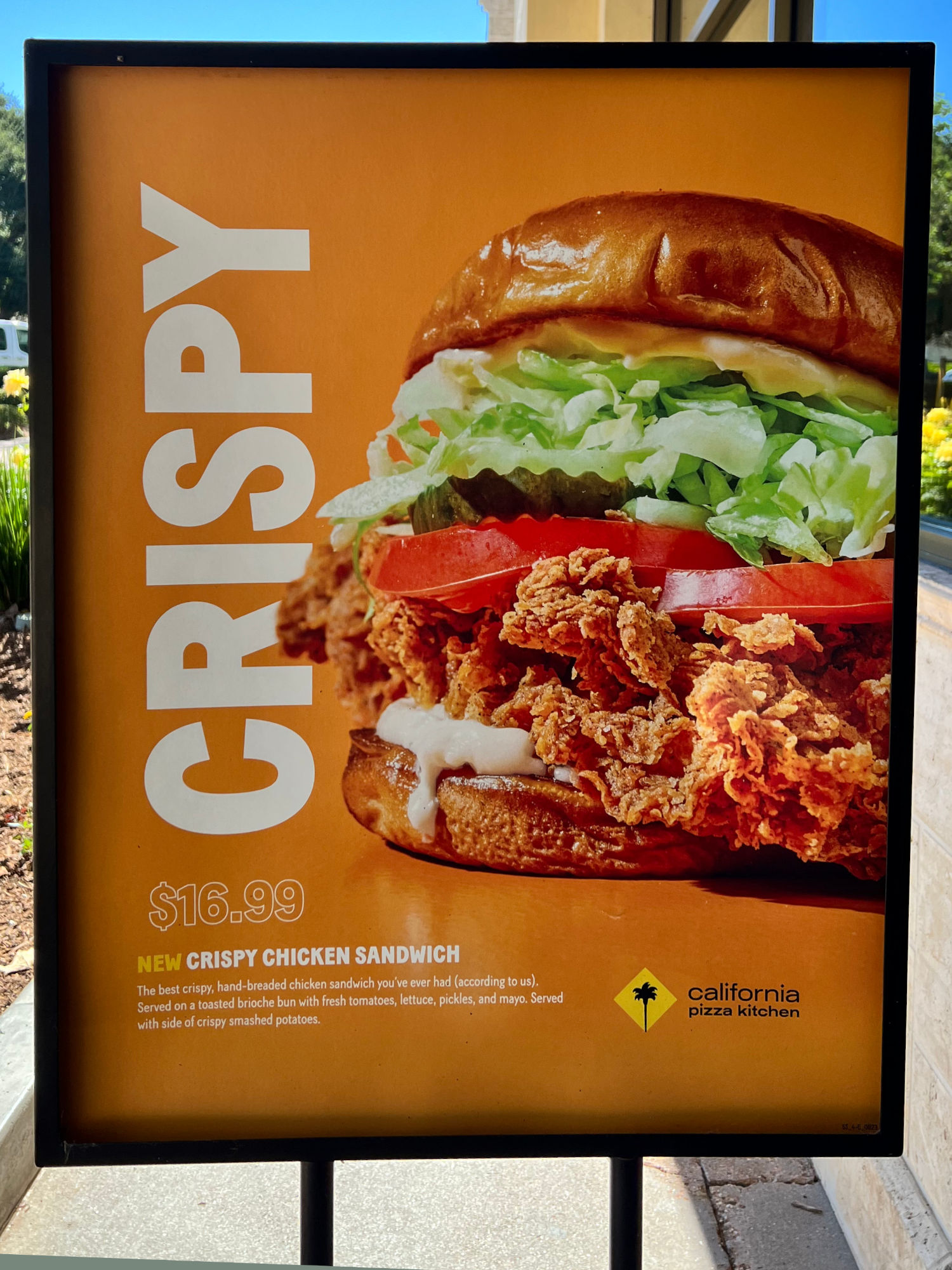 CPK Crispy Chicken Sandwich