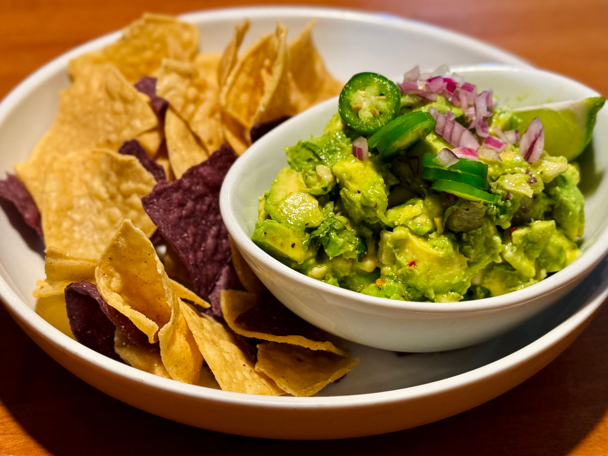 CPK White Corn Guacamole + Chips