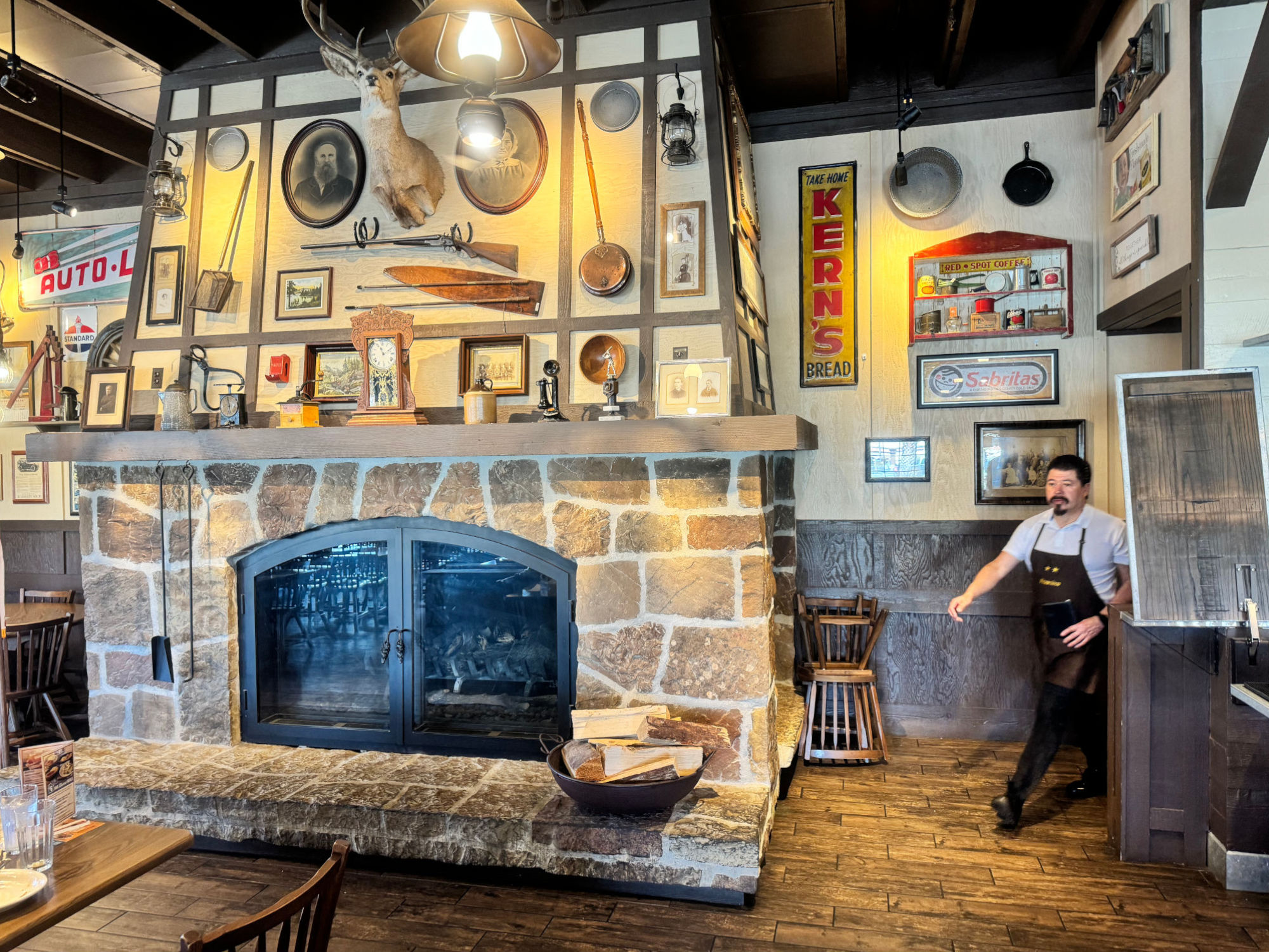 Cracker Barrel Fireplace