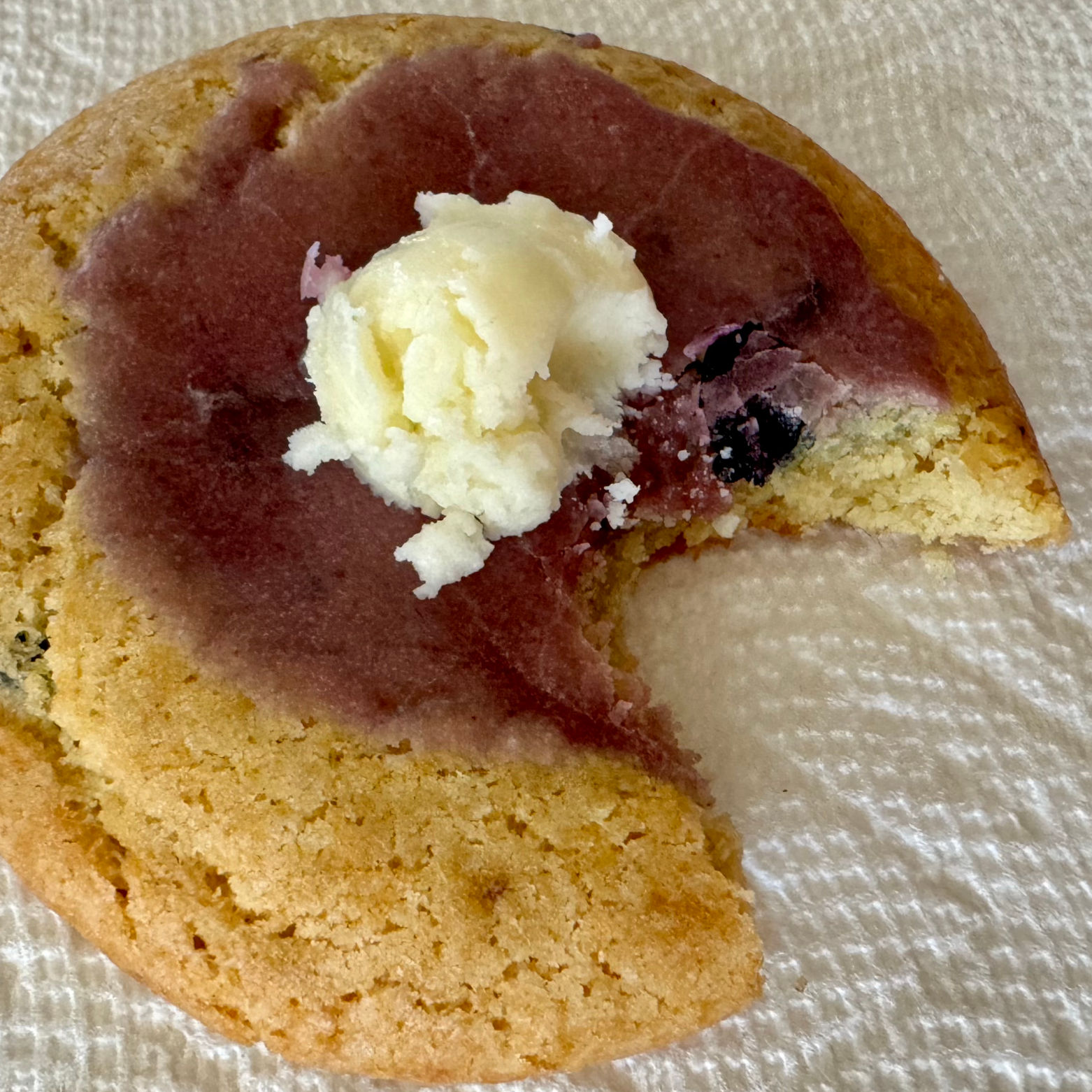 Crumbl Cookies Blueberry Pancake