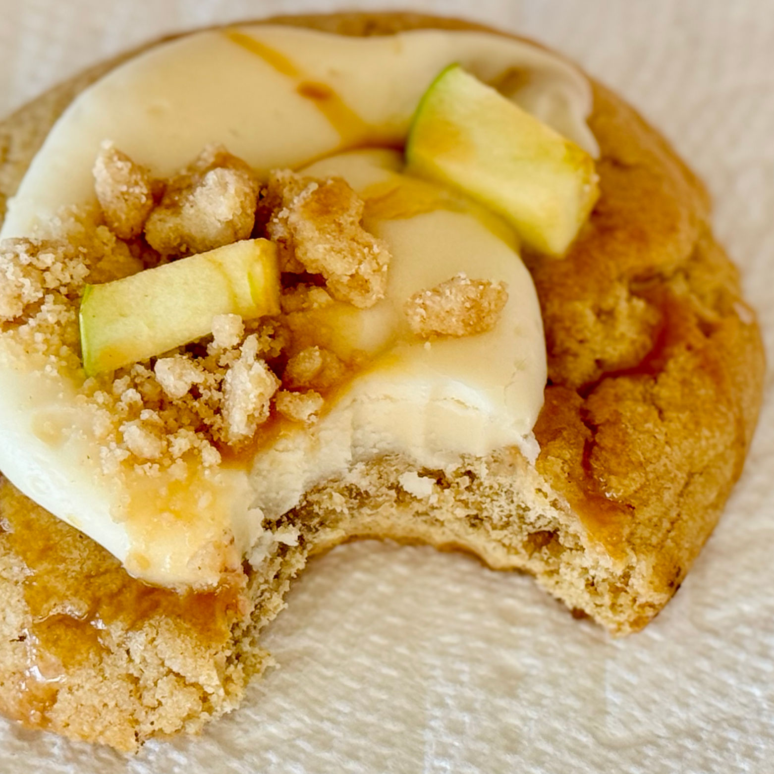 Crumbl Cookies Caramel Apple