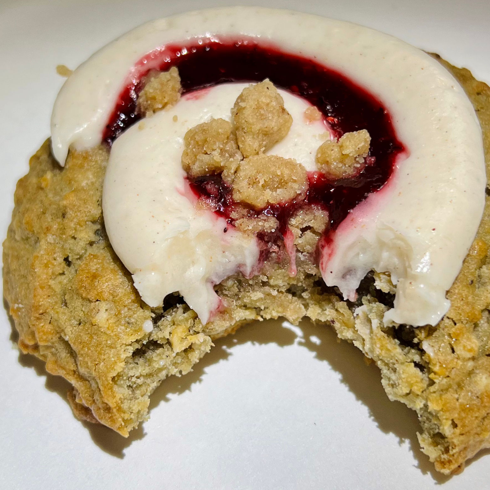 Crumbl Cookies Cranberry Crumb Cake