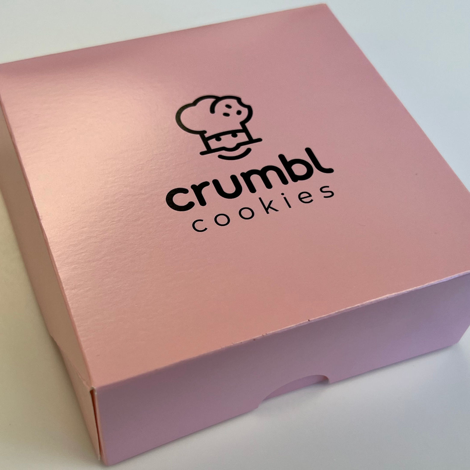 Crumbl Cookies Single Pink Box