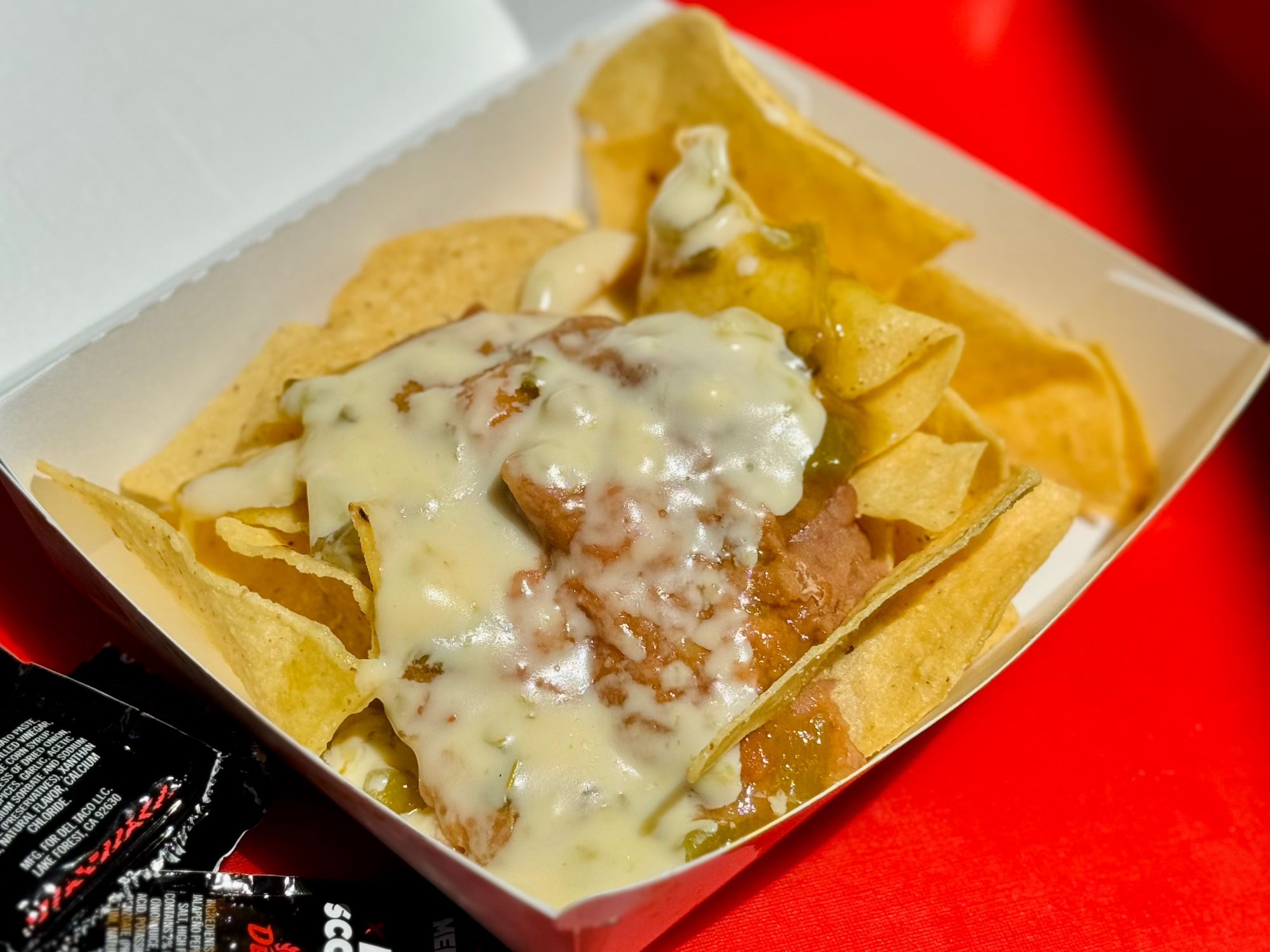 3 Layer Queso Nachos Del Taco 3 Layer Queso Nachos