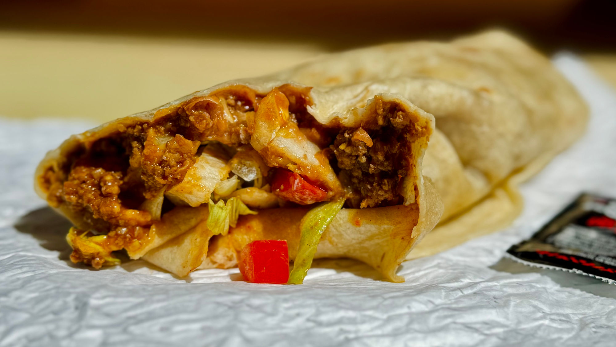 Epic Combo Beef & Bean Burrito Del Taco Epic Combo Beef & Bean Burrito
