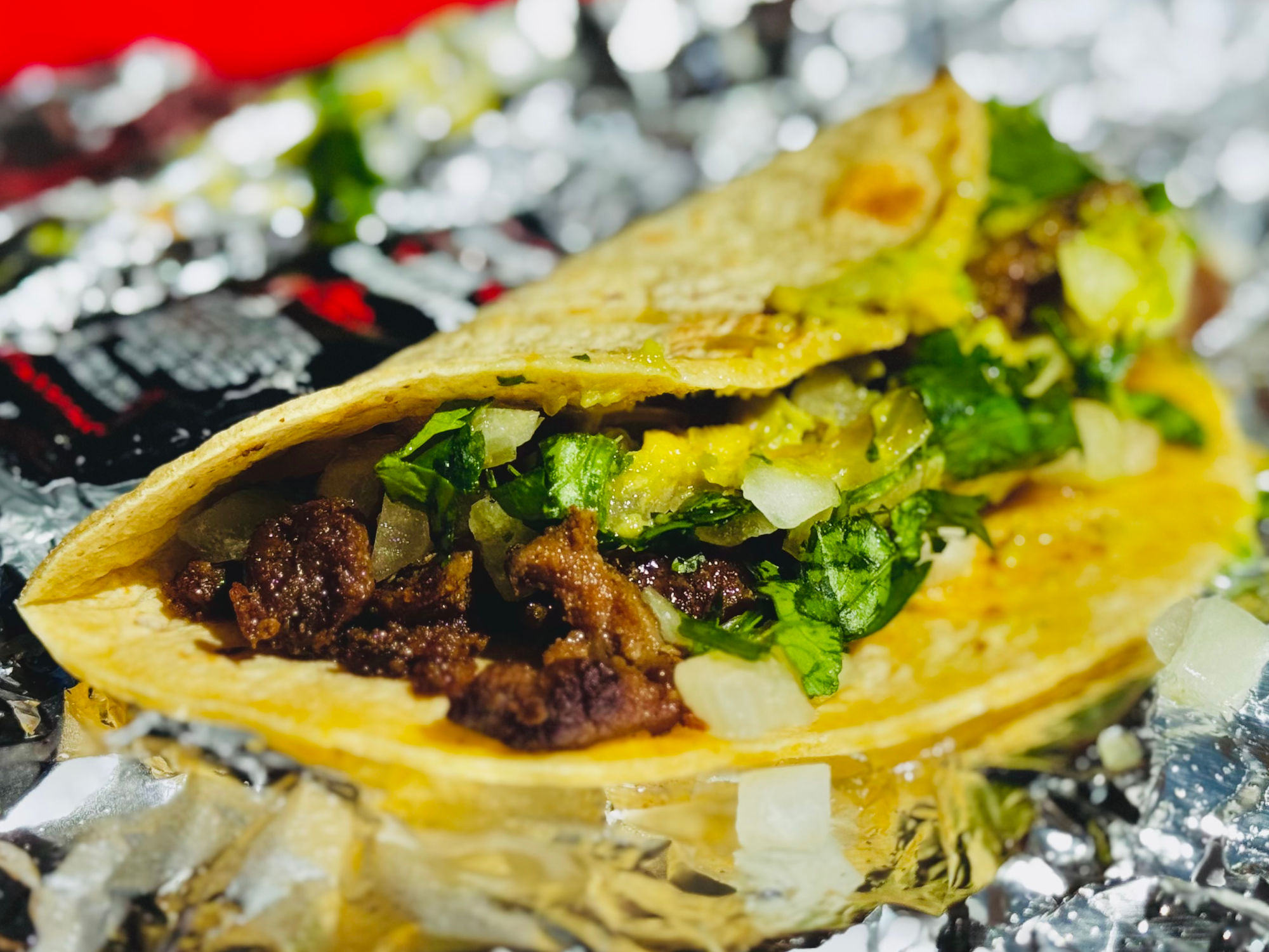 Carne Asada Steak Street Taco Guac'd up Del Taco Carne Asada Steak Street Taco Guac'd up