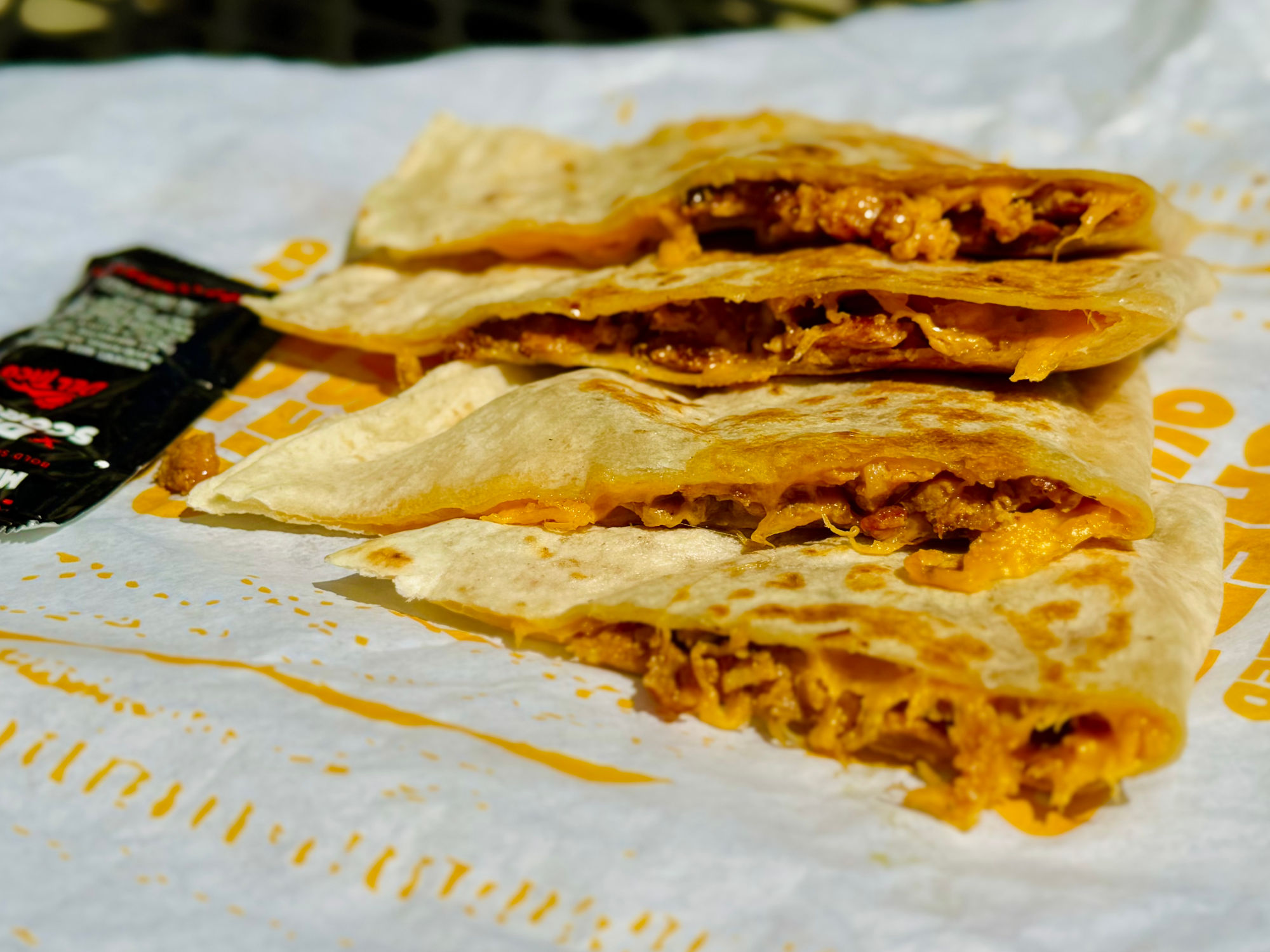Chicken Cheddar Quesadilla Del Taco Chicken Cheddar Quesadilla