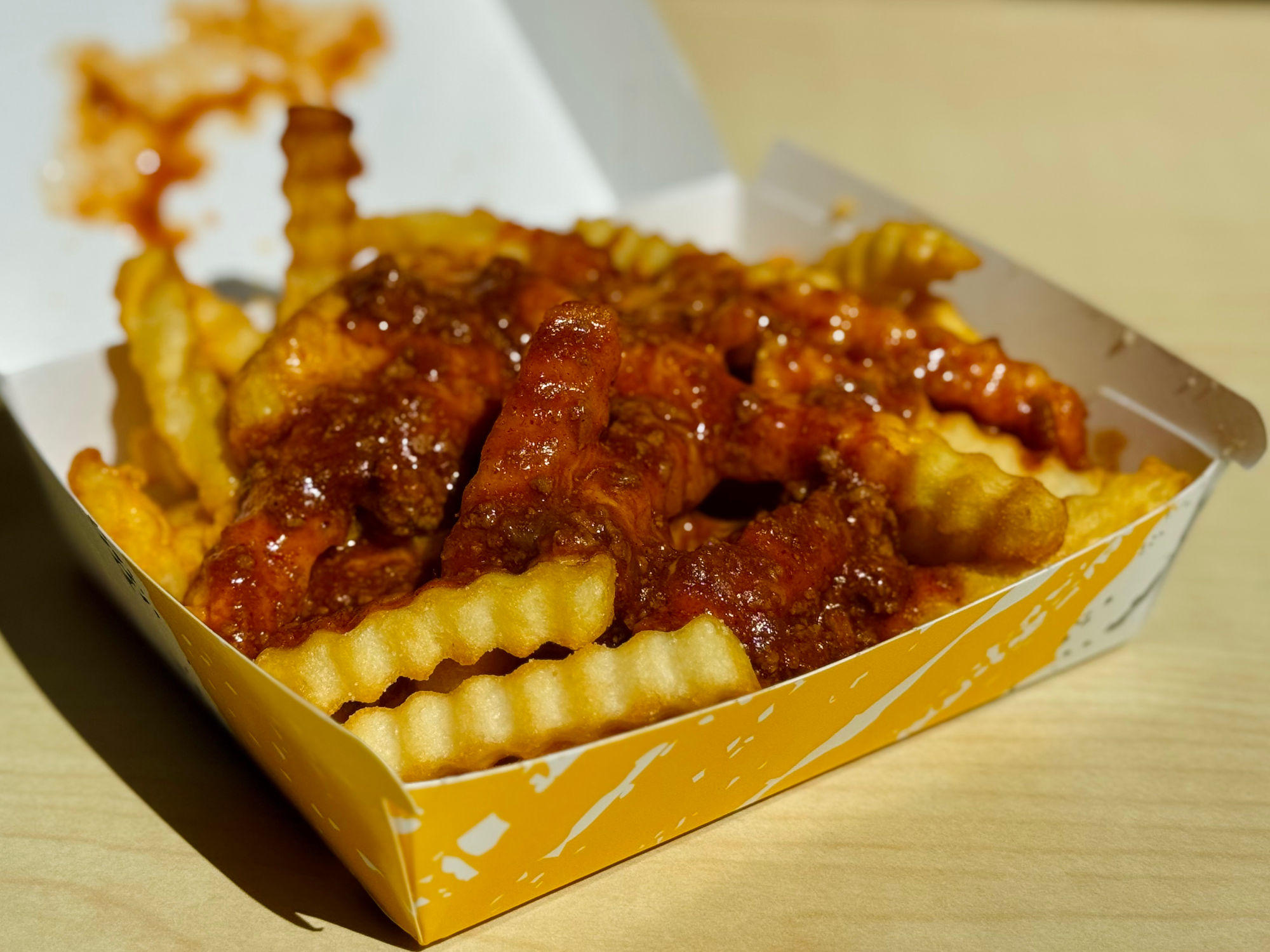 Chili Cheddar Fries Del Taco Chili Cheddar Fries