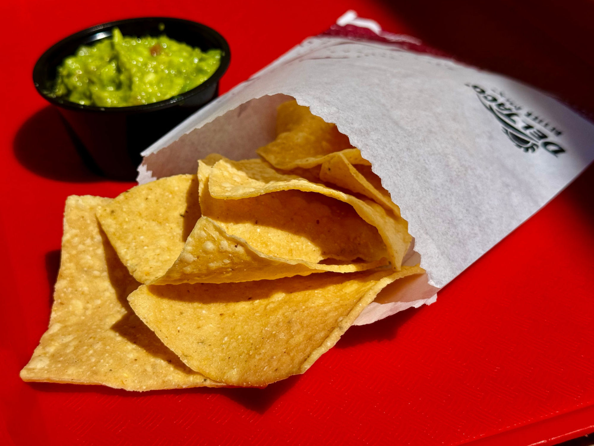 Chips & Fresh House-Made Guac Del Taco Chips & Fresh House-Made Guac