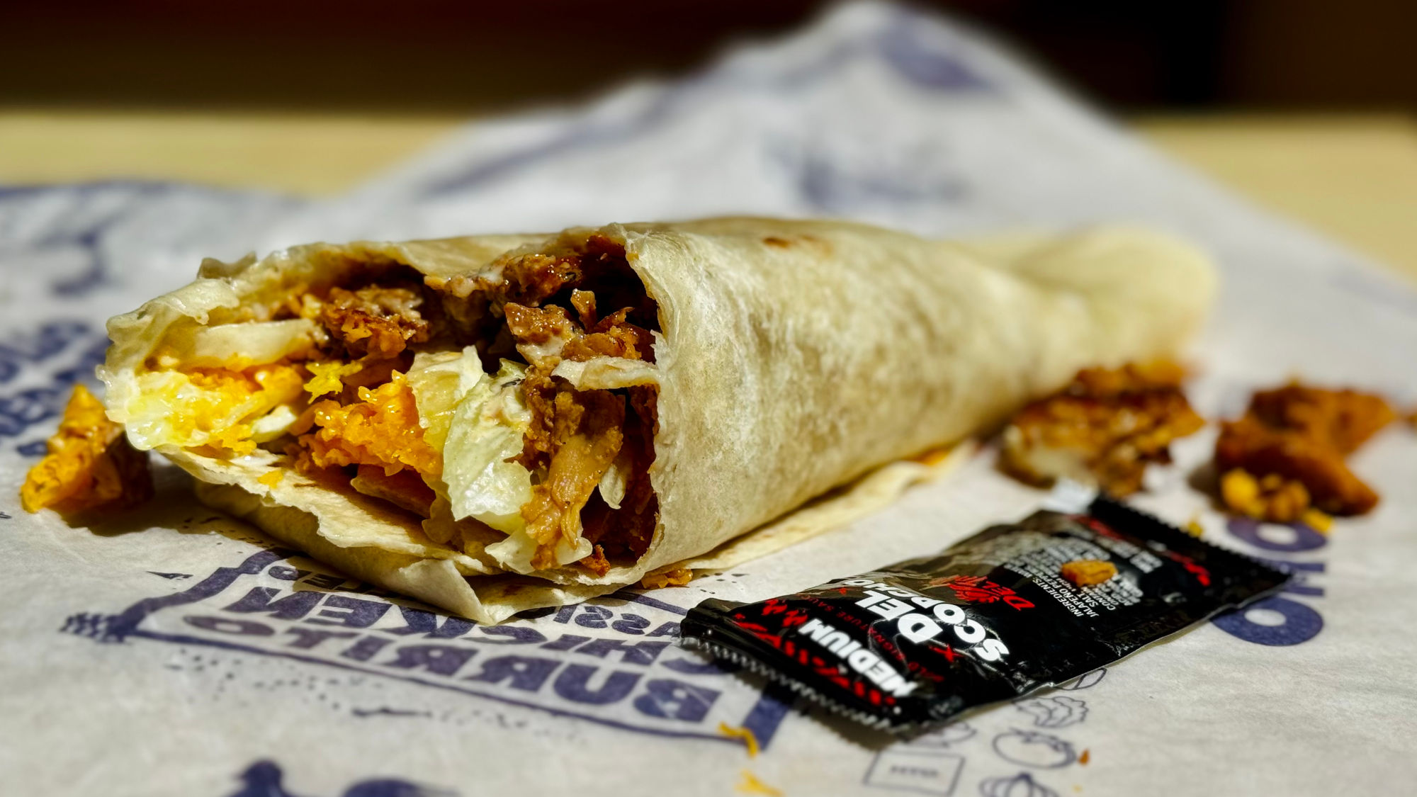 Classic Grilled Burrito Del Taco Classic Grilled Burrito