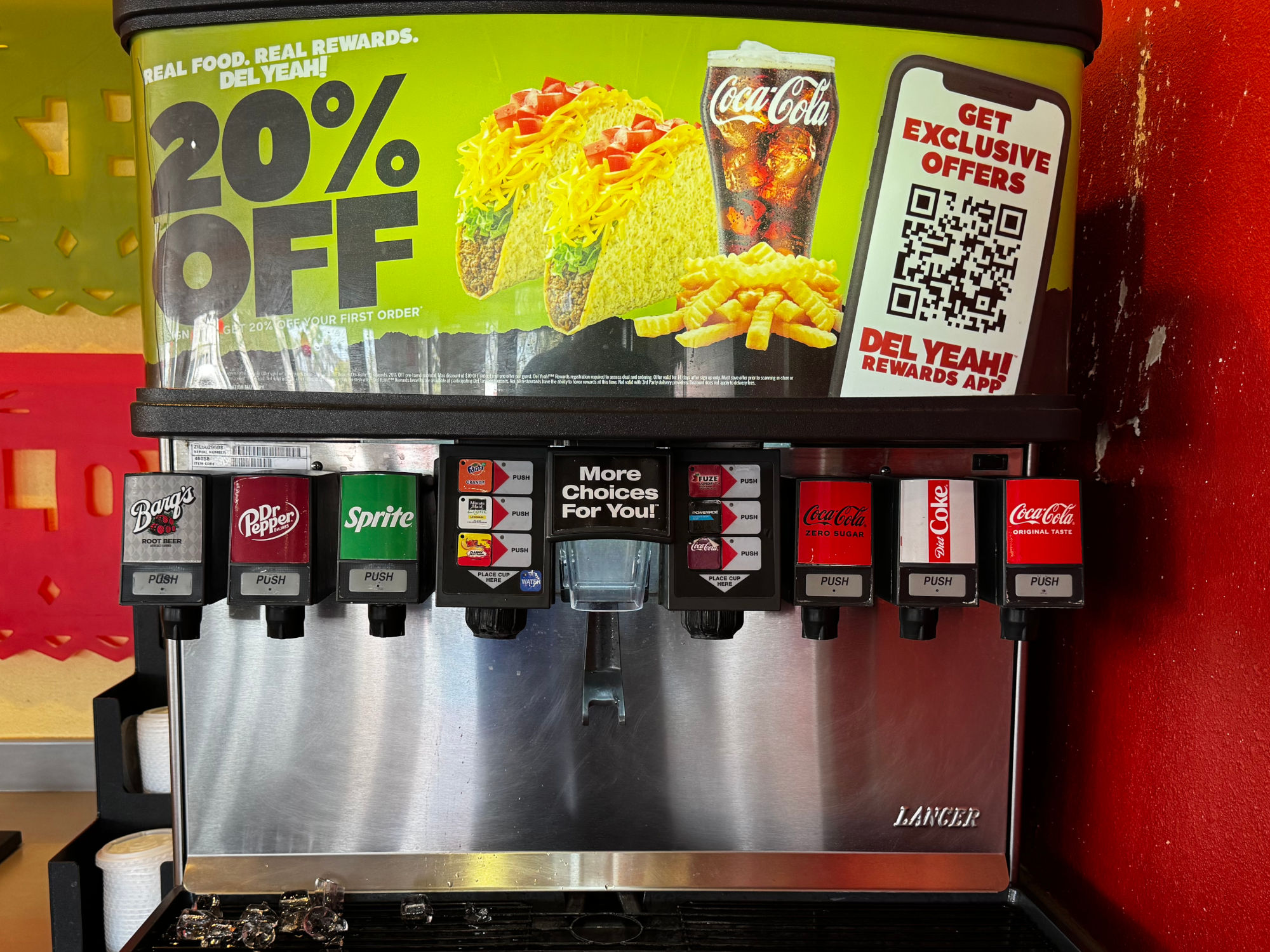 Fountain Drinks Del Taco Fountain Drinks