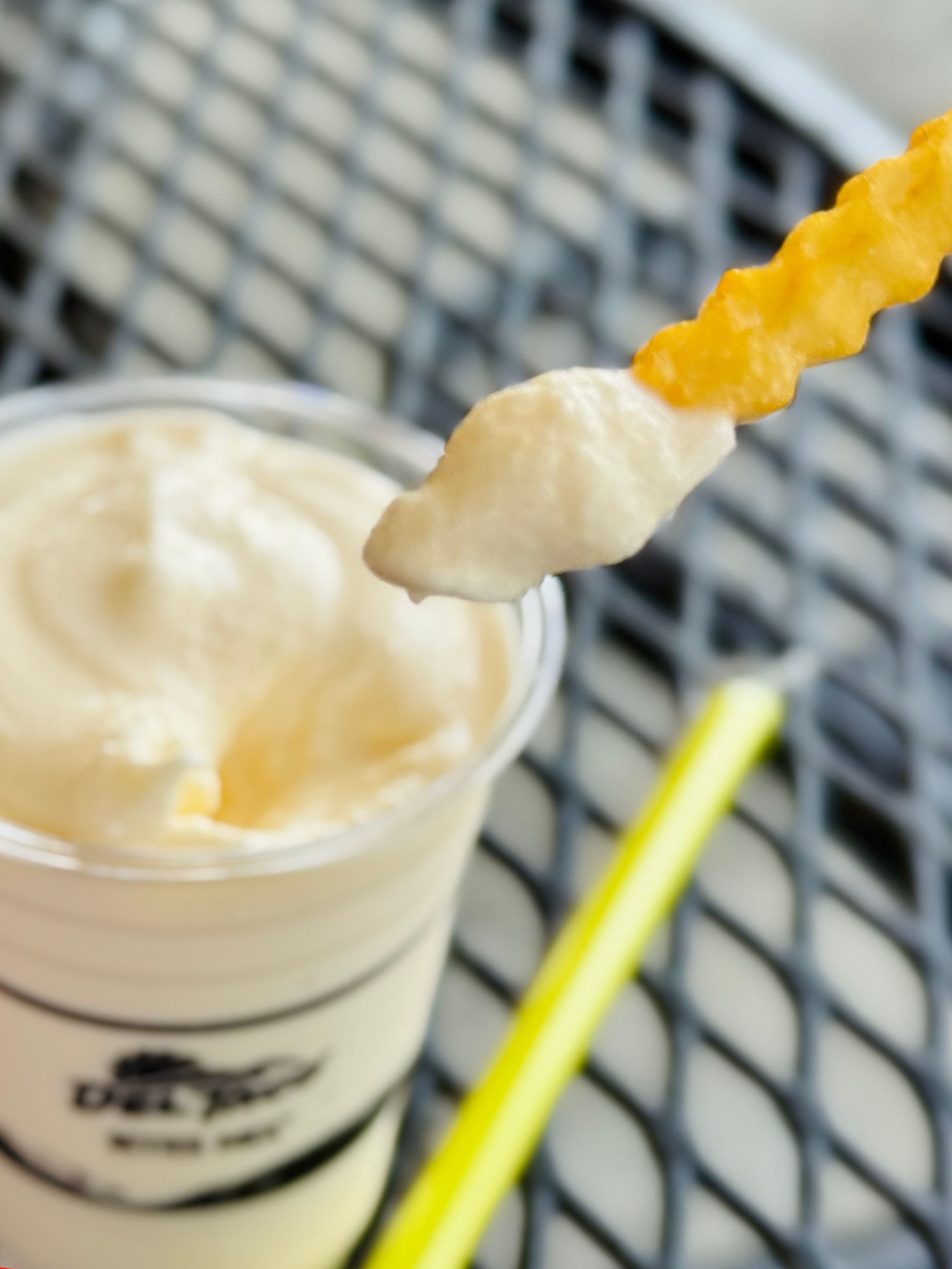 Fries and Vanilla Shake Del Taco Fries and Vanilla Shake
