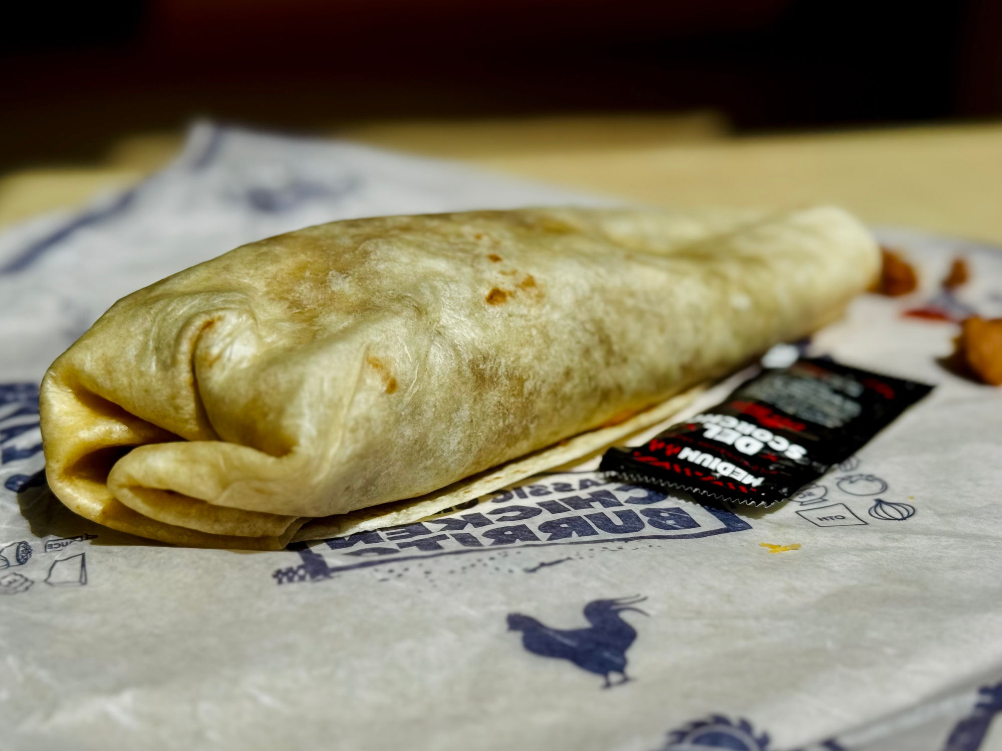 Grilled Chicken Burrito Del Taco Grilled Chicken Burrito
