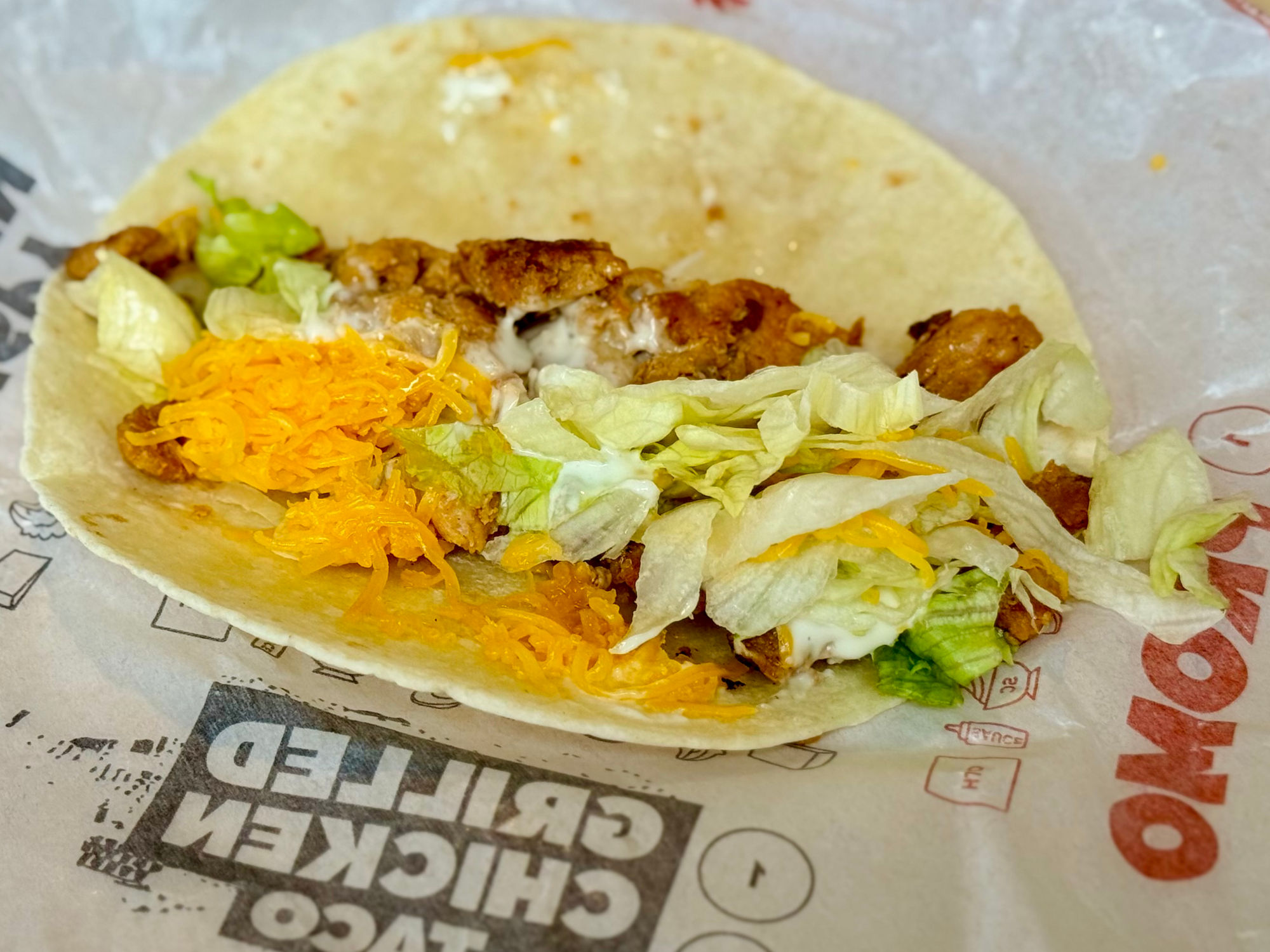 Grilled Chicken Taco Del Taco Grilled Chicken Taco