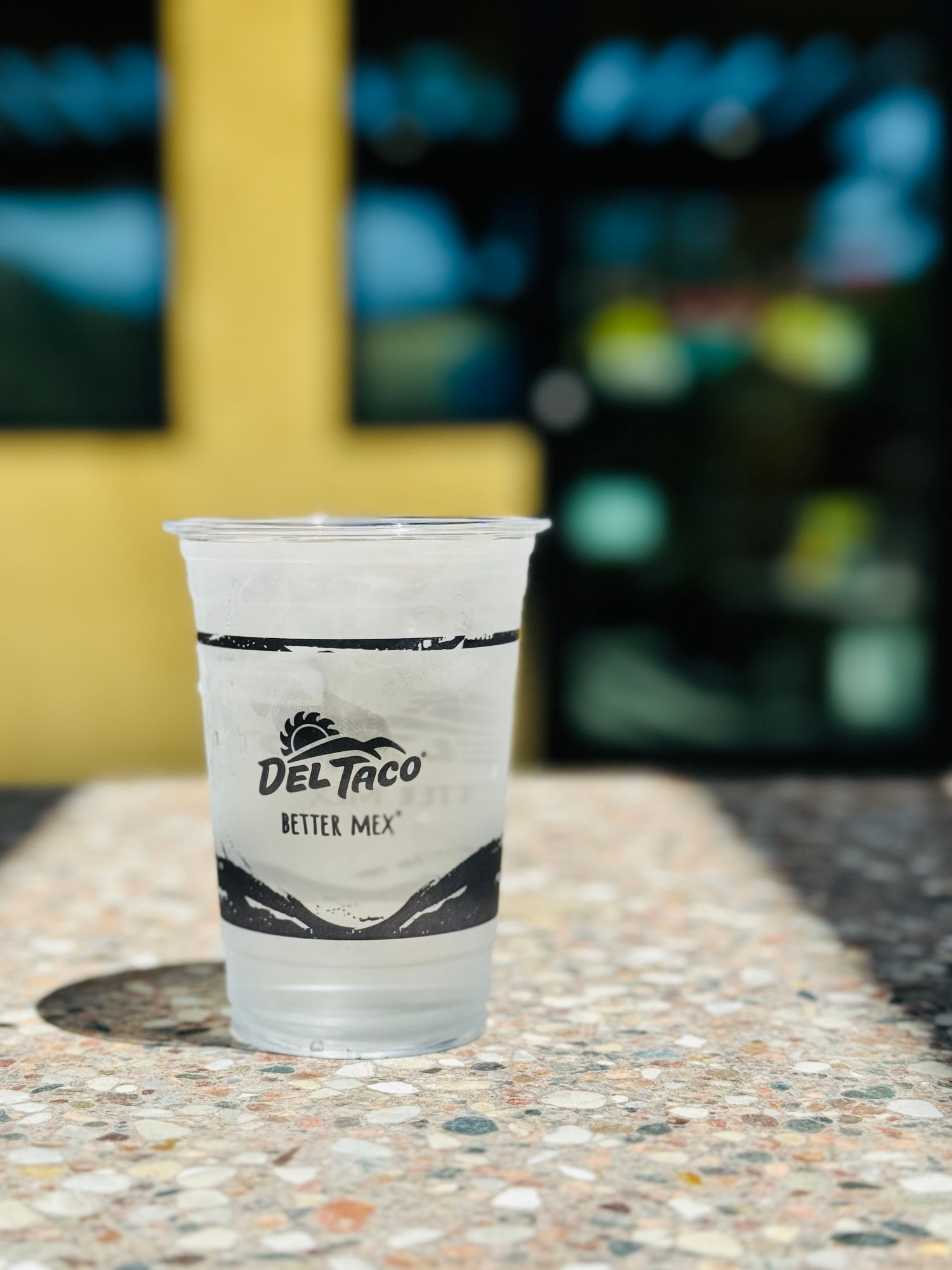 Ice Water Glass Del Taco Ice Water Glass