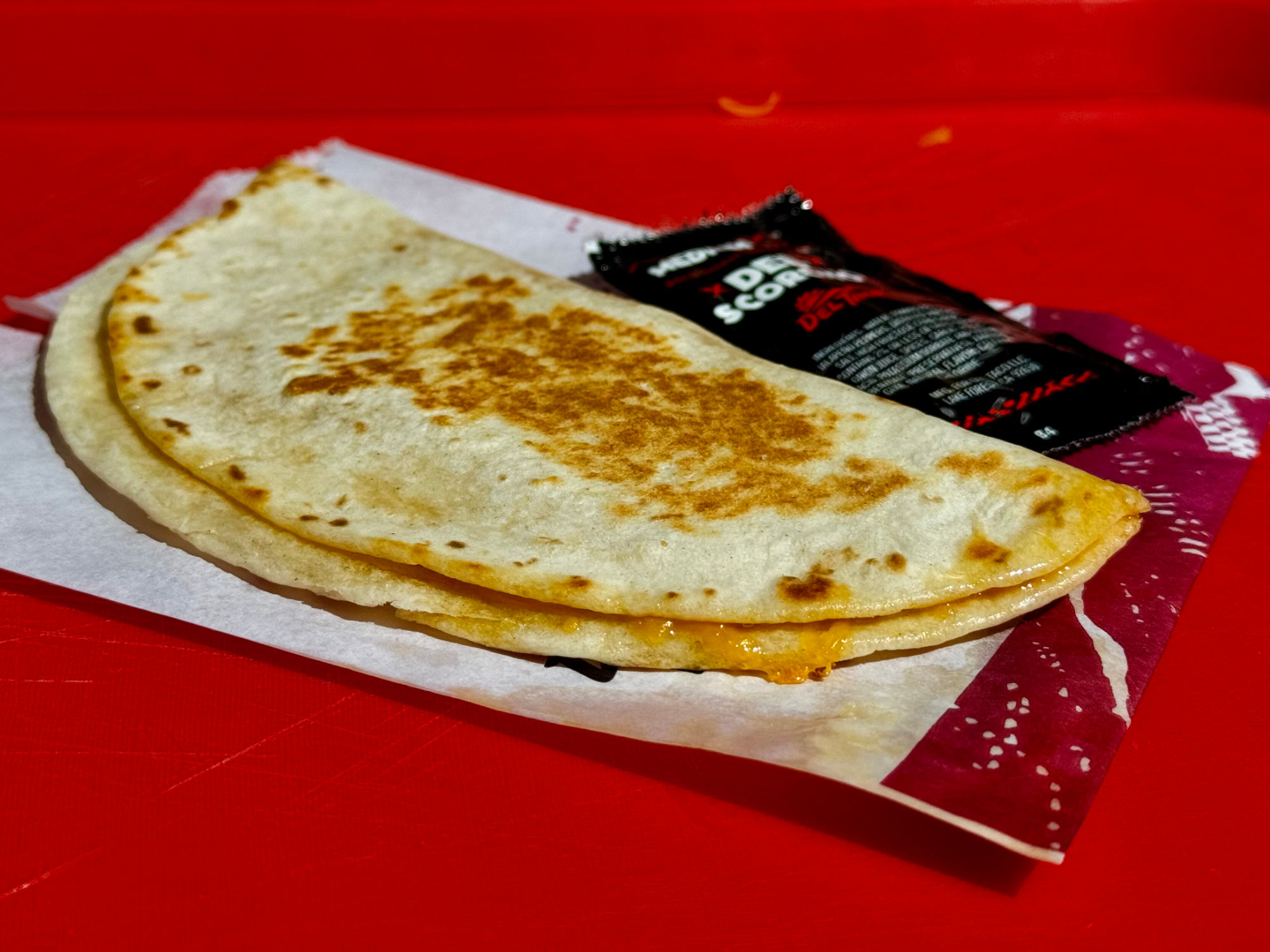 Mini Cheddar Quesadilla Del Taco Mini Cheddar Quesadilla