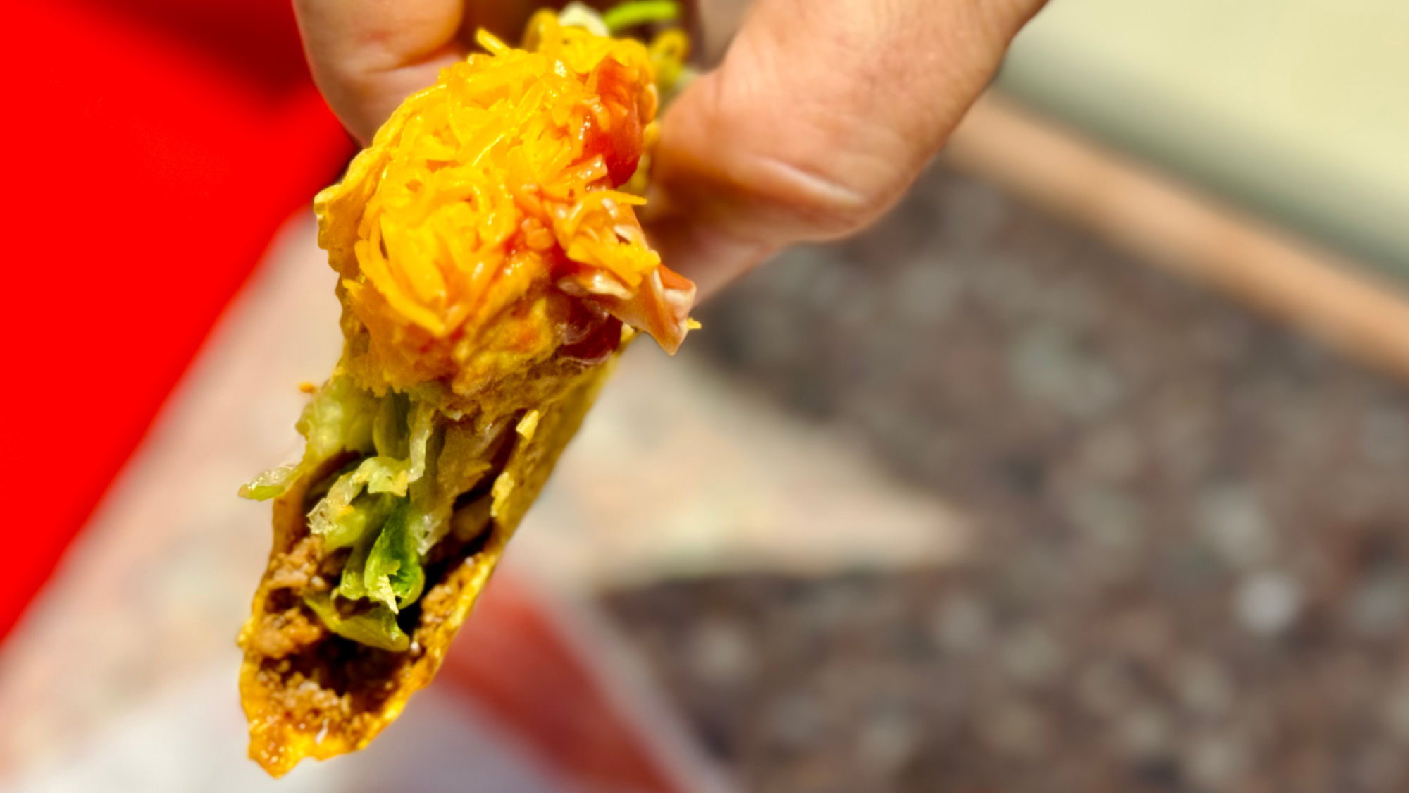 Crunchy Snack Taco Del Taco Crunchy Snack Taco