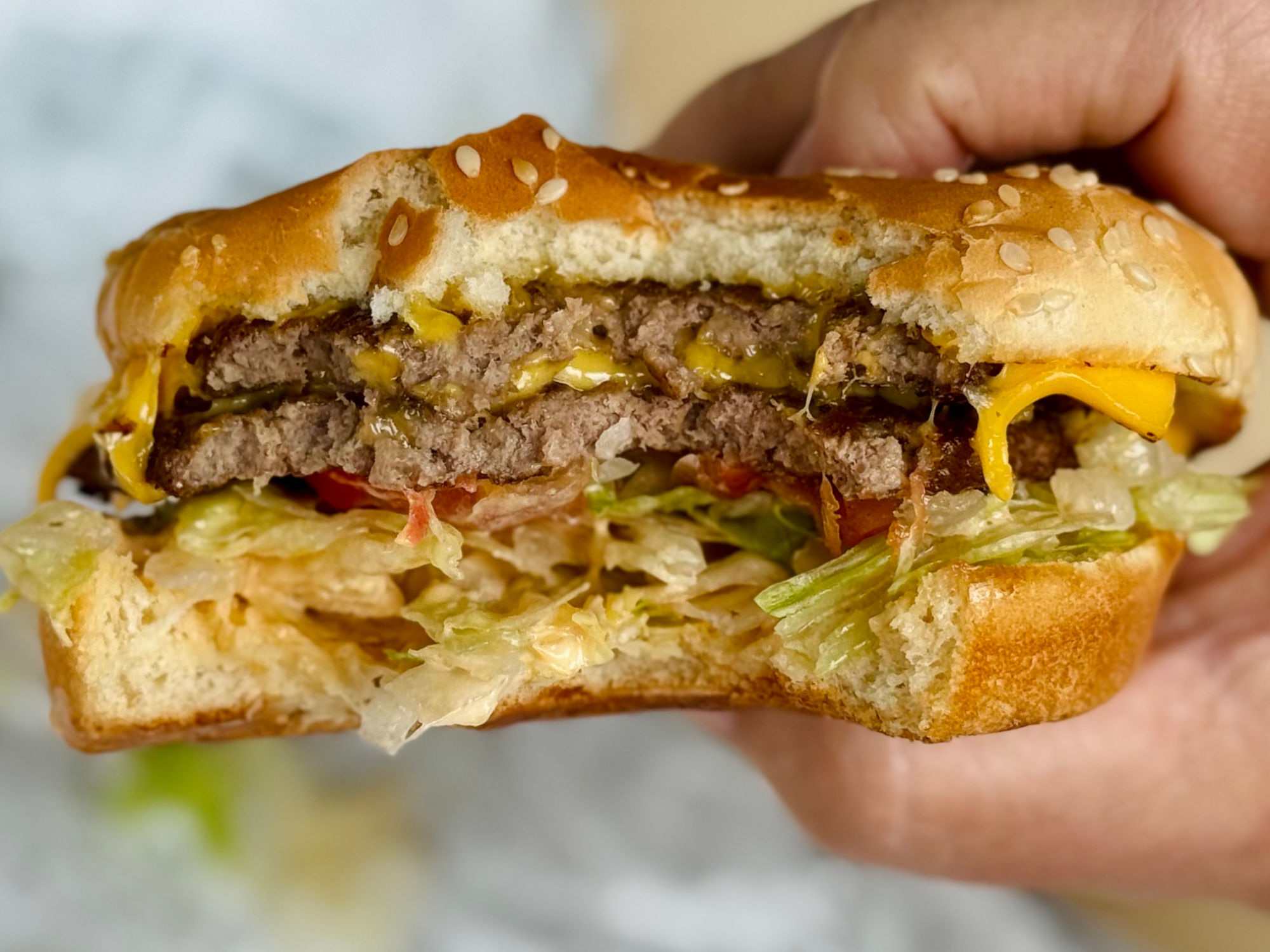 Double Del Cheeseburger Del Taco Double Del Cheeseburger