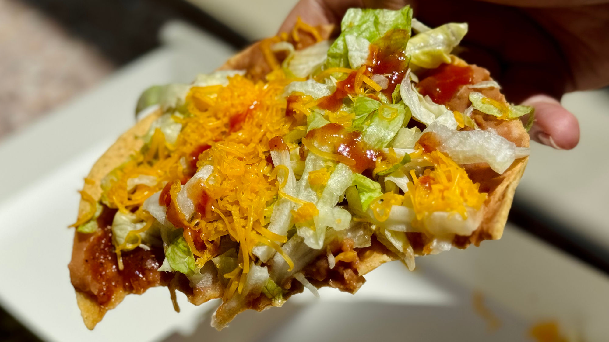 Tostada Del Taco Tostada