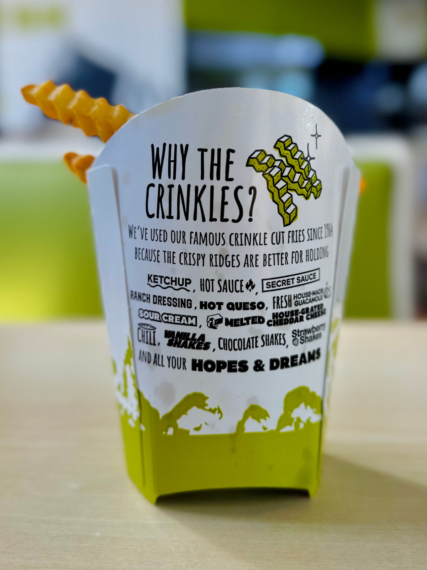 Why the Crinkles Del Taco Why the Crinkles