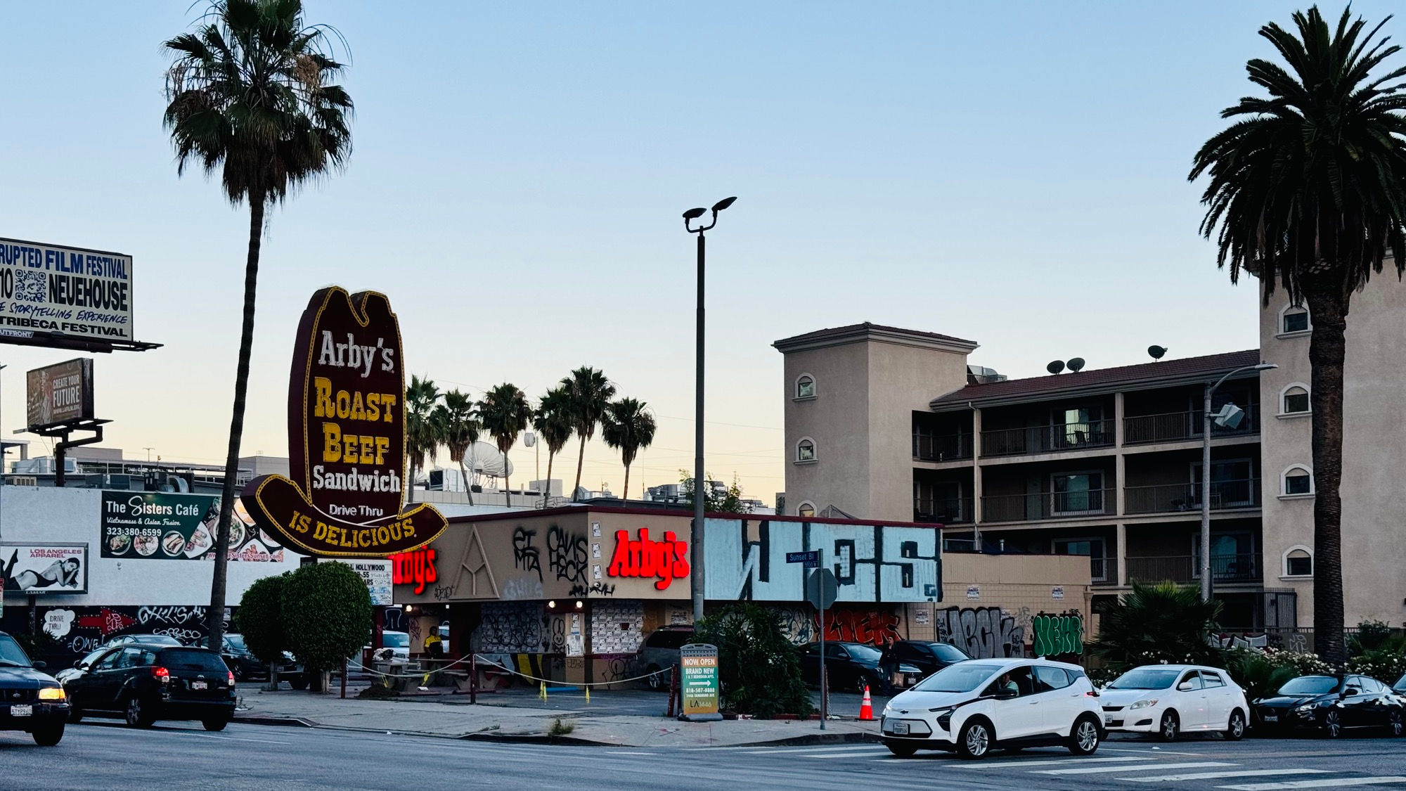 Hollywood Arby's Sunset Blvd