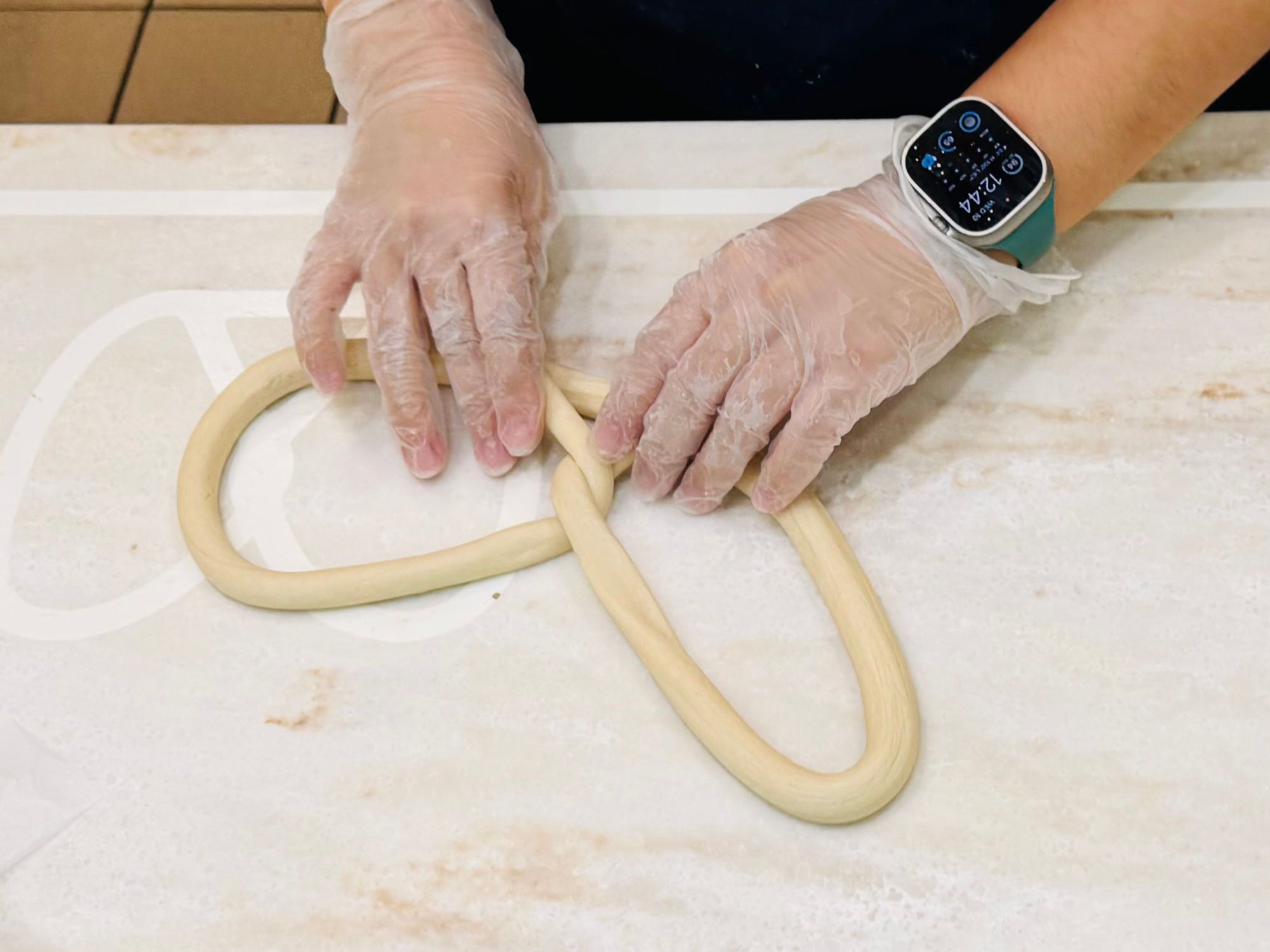 Pretzel Twisting Land in Pretzel Shape