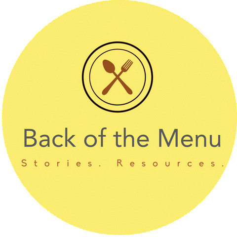 Back of the Menu