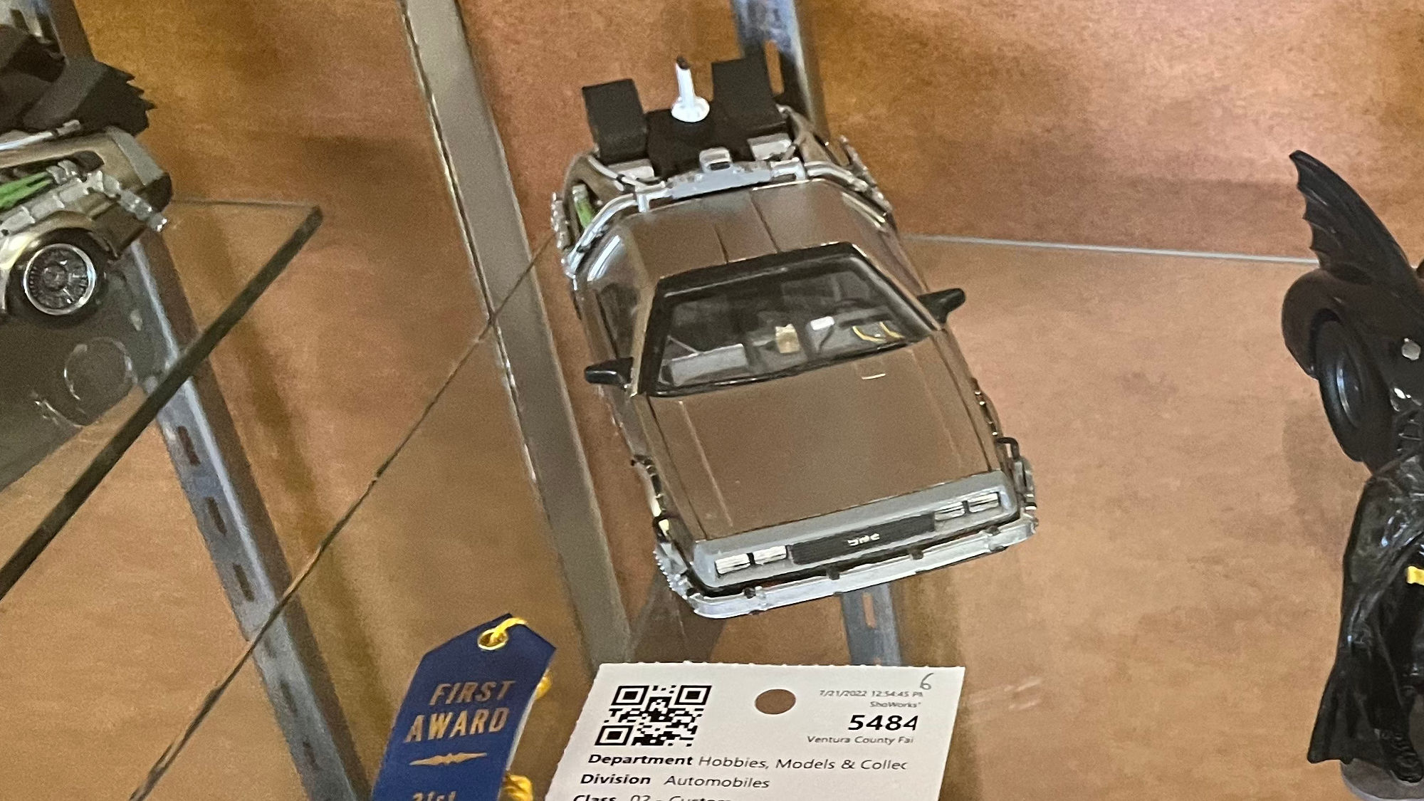 Scale Model Back to the Future Delorean