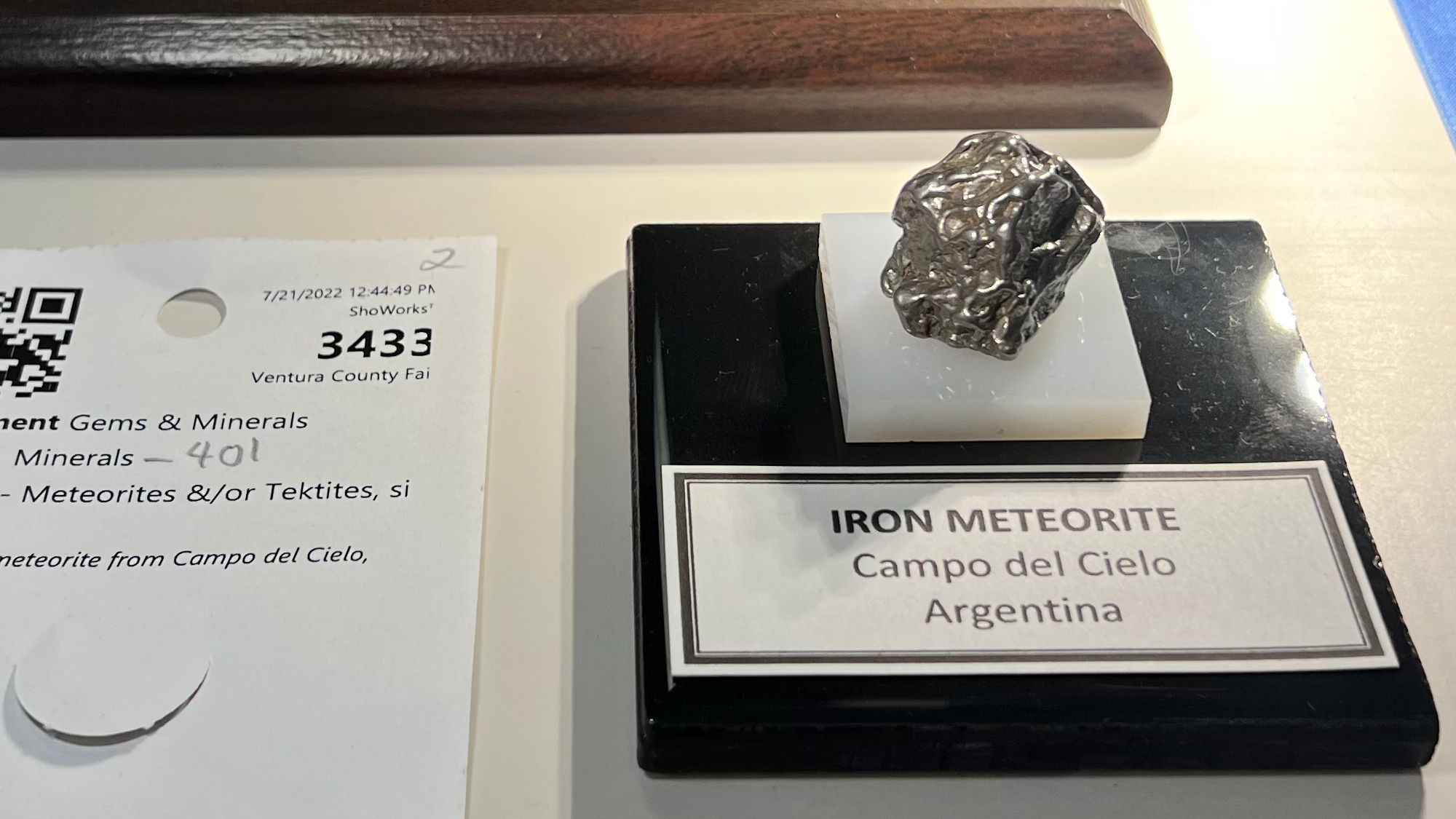 Gems and Minerals Iron Meteorite