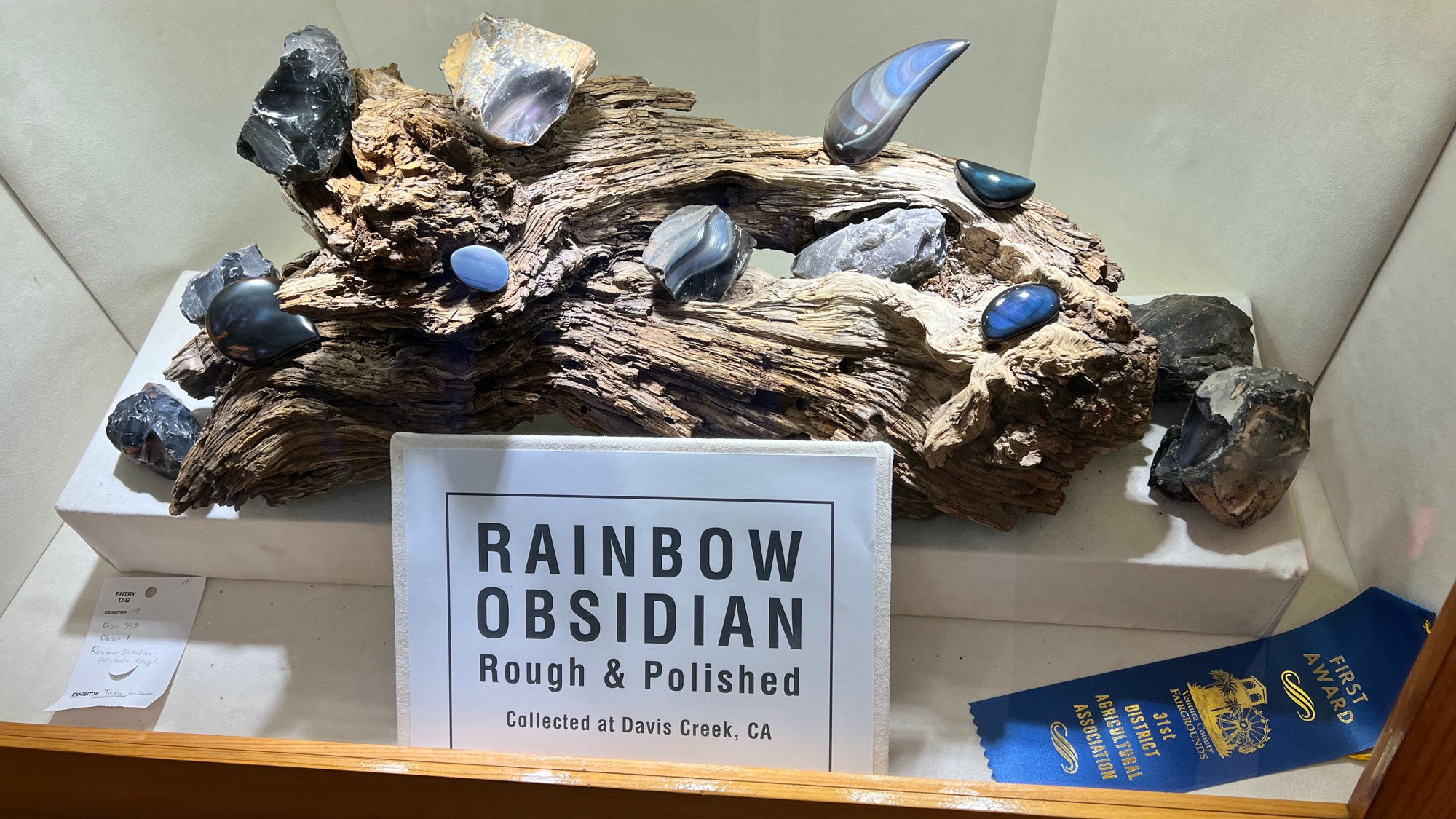 Gems and Minerals Rainbow Obsidian