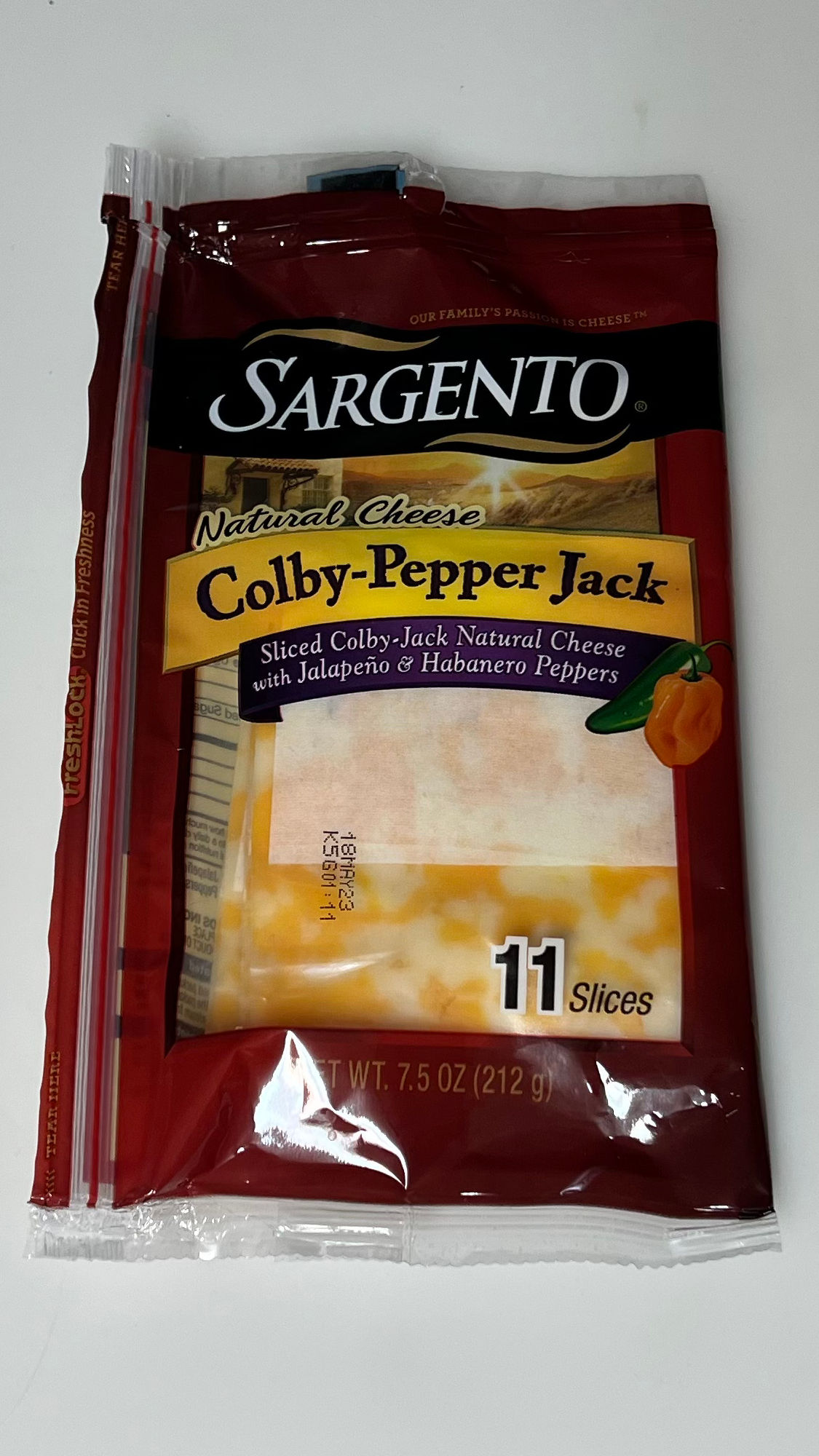 Colby-Pepper Jack Slices Sargento
