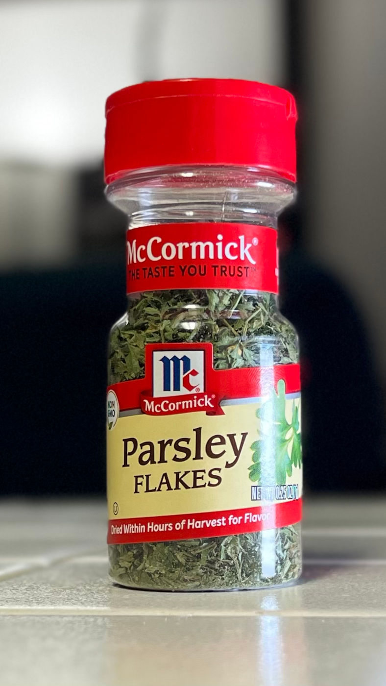 McCormic Parsley Flakes Bottle