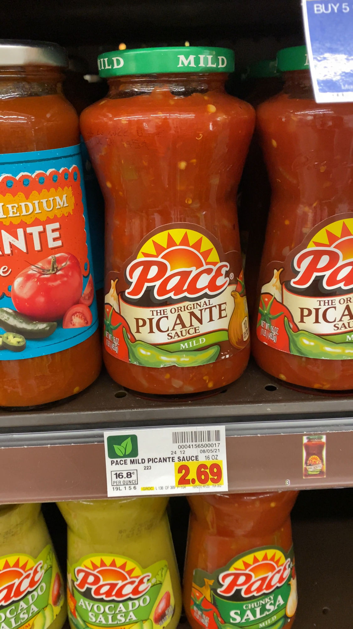 Pace Picante Sauce Ralphs $2.69