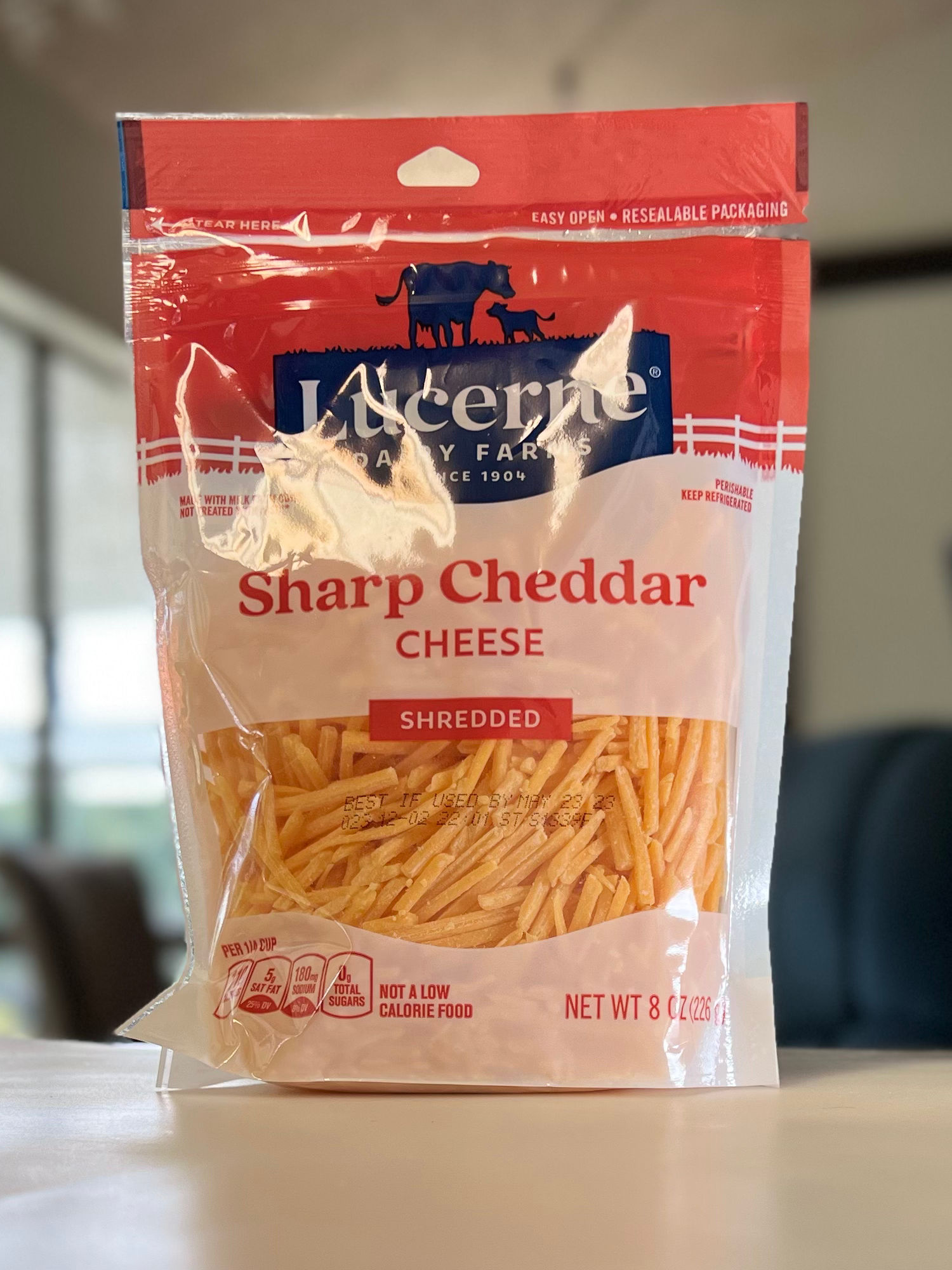 Shredded Sharp Cheddar Lucerne Cheese